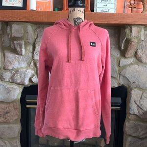 Under Armour S Coldgear Ladies Hoodie. Raspberry/Rose color.